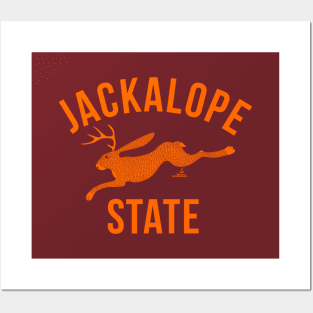 Jackalope State College Posters and Art